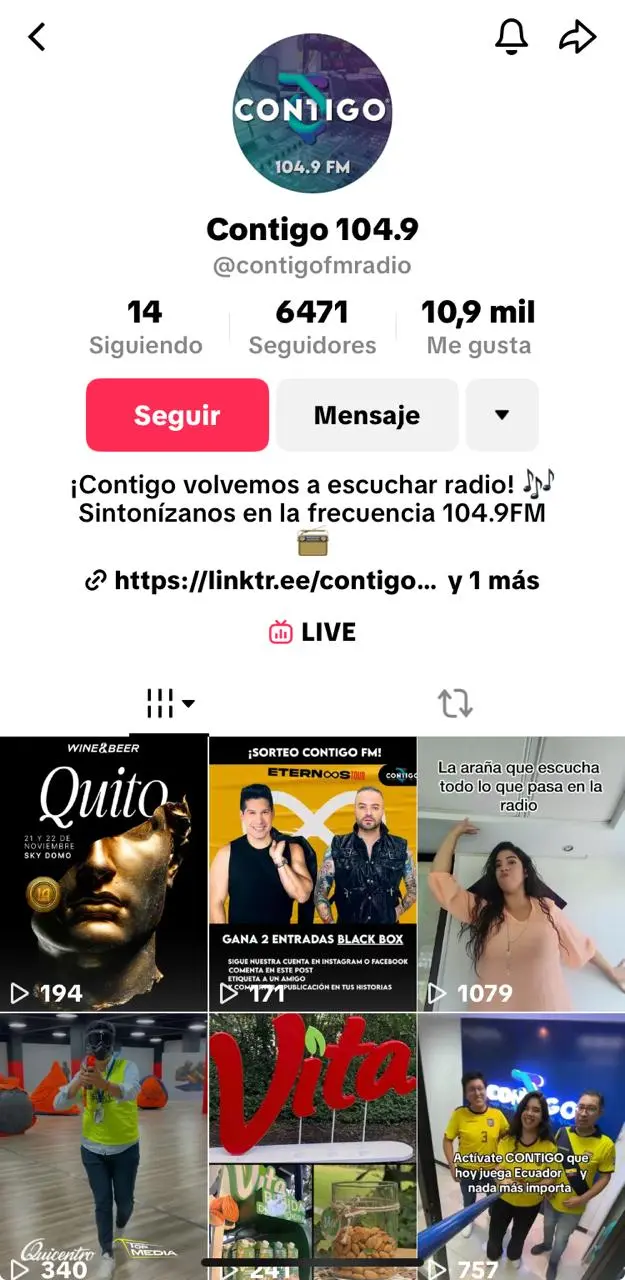 Contigo fm-tiktok